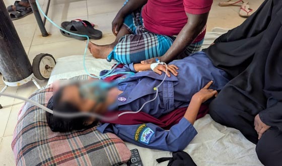 কলাপাড়ায় শিক্ষকের মারধরে ছাত্রী অজ্ঞান, হাসপাতালে ভর্তি