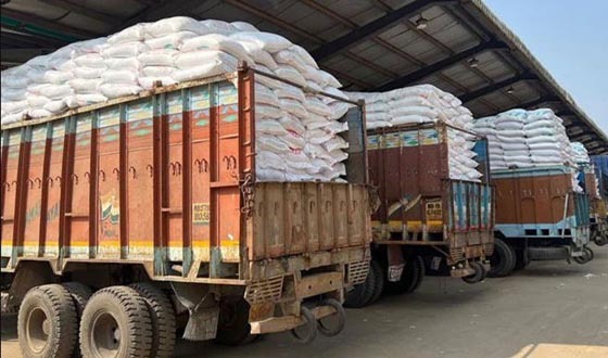 বেনাপোল দিয়ে ১২৫৯ টন চাল আমদানি