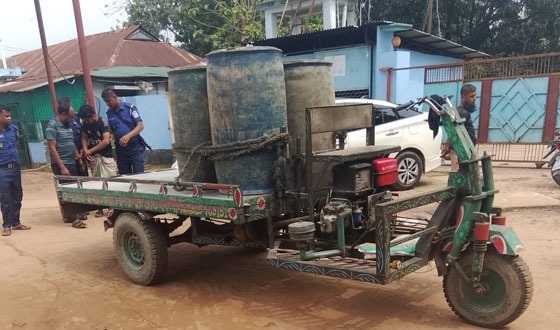 শেরপুরে ৮৩৫ লিটার ডিজেল জব্দ, জরিমানা