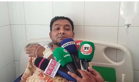 ধামইরহাটে প্রেস ক্লাবের সভাপতির উপর হামলা, মামলা দায়ের