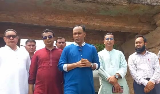 মাননীয় ডেপুটি স্পিকারের বিভিন্ন অবকাঠামো উন্নয়ন কাজের পরিদর্শন