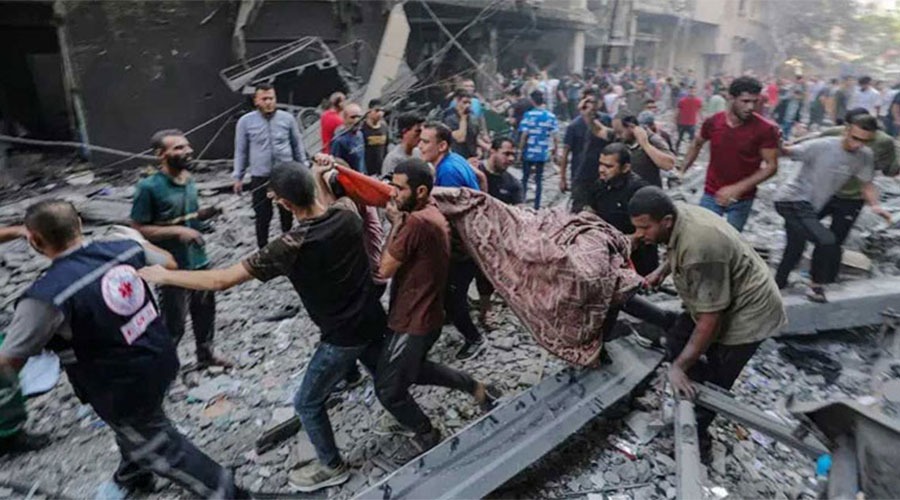 গাজায় ইসরায়েল হামলা অব্যাহত, নিহত আরও ১২ ফিলিস্তিনি