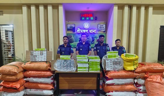 শ্রীমঙ্গলে ভারতীয় ফুচকা ও অবৈধ সিগারেট জব্দ