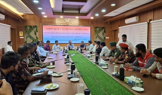মৌলভীবাজারে দুর্যোগ ব্যবস্থাপনা কমিটির সভা