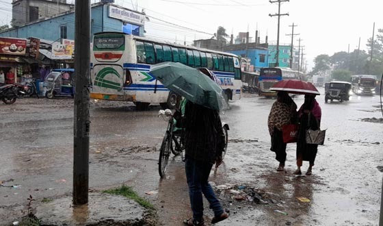 শ্রীমঙ্গলে ৭৫ মিলিমিটার বৃষ্টিপাত রেকর্ড