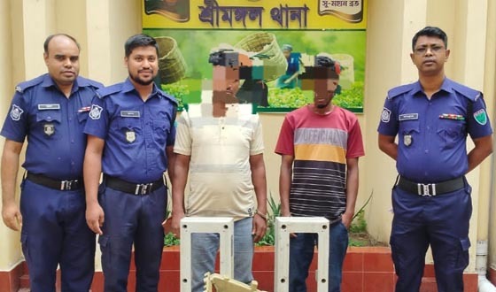 শ্রীমঙ্গলে চোর চক্রের ২ সদস্য গ্রেফতার