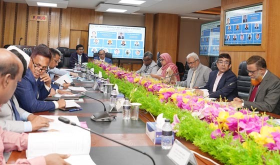 সোনালী ব্যাংকের সিনিয়র ম্যানেজমেন্ট টিমের সাথে পরিচালনা পর্ষদের সভা অনুষ্ঠিত