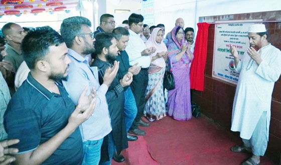 বরিশালে পানি শোধনাগারের উদ্বোধণ