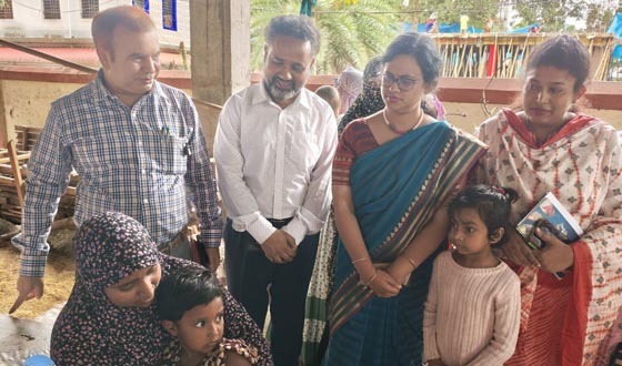 শেরপুরে টিকাদান ক্যাম্পেইন পরিদর্শন