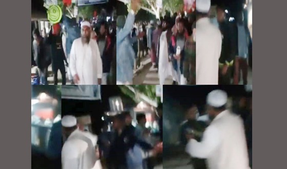 হাতপাখা প্রার্থীর প্রচারনায় ধানের শীষের সমর্থকদের বাঁধা