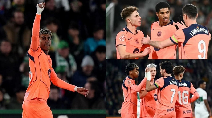 এলচের সাথে সহজ জয় পেলো বার্সা