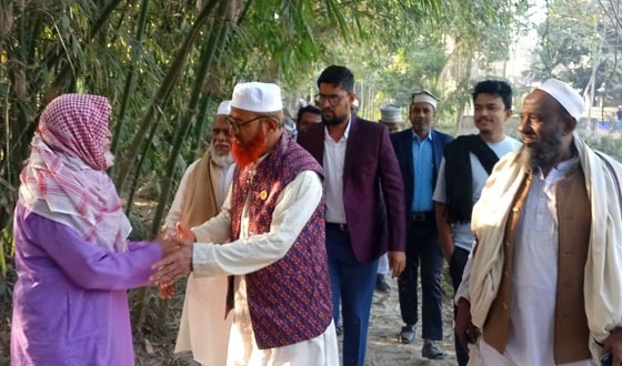 চাঁদপুর-৩ লক্ষ্ণীপুরে দাঁড়িপাল্লা মার্কায় গণসংযোগ