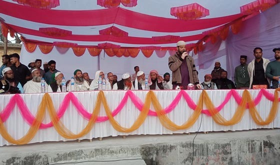 বাগেরহাট-১ আসনে স্বতন্ত্র প্রার্থীর নির্বাচনী জনসভা