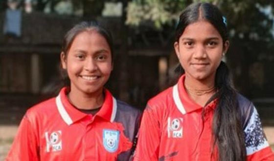 পলাশবাড়ীর অহংকার, দুই নারী খেলোয়াড়