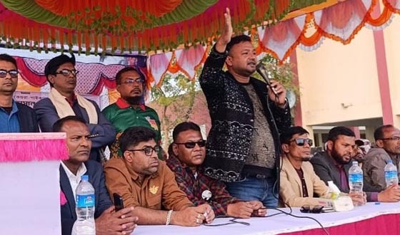 কয়রায় ধানের শীষ প্রতিকের পক্ষে নির্বাচনী জনসভা