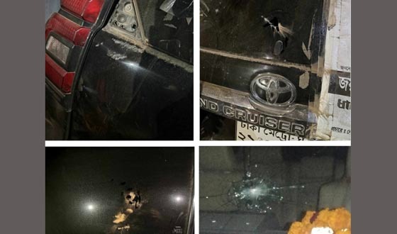 দুই প্রাথীর গাড়ী ভাংচুর ও গুলি বর্ষণের পাল্টা-পাল্টি সংবাদ সম্মেলন