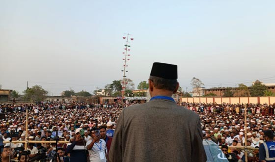 আশাশুনিতে জামায়াতে ইসলামীর দাড়িপাল্লার নির্বাচনী জনসভা
