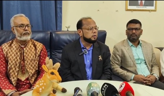 ময়মনসিংহ-১১ আসনের স্বতন্ত্র প্রার্থীর সংবাদ সম্মেলন