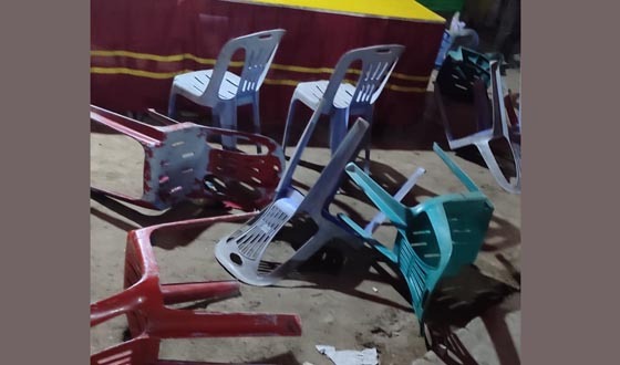 নির্বাচনের আগের দিন জাতীয় পার্টি নেতার বাড়িতে হামলার অভিযোগ