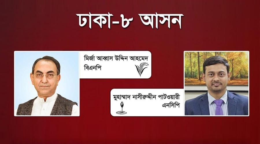 ঢাকা-৮ এ ৫৫ কেন্দ্রের ফলে এগিয়ে মির্জা আব্বাস