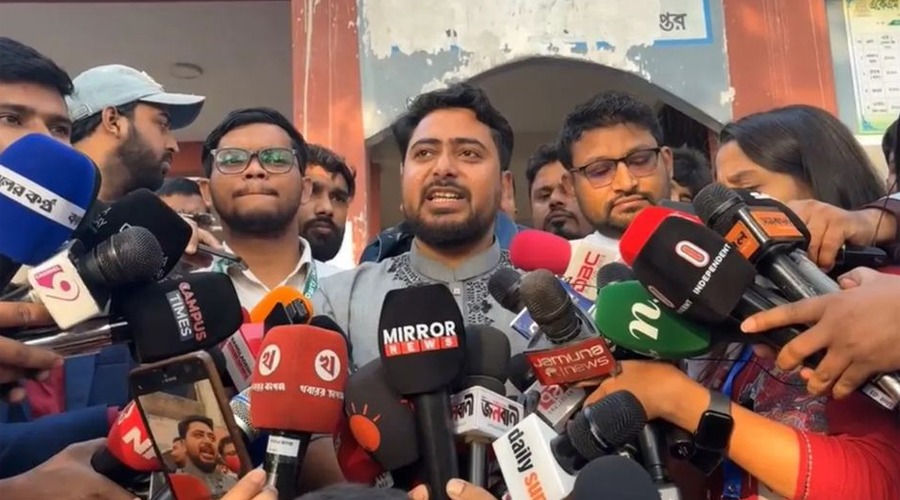 ভয়ভীতি উপেক্ষা করে ভোট কেন্দ্রে আসুন: নাহিদ ইসলাম