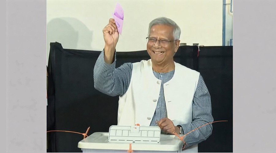 ভোট দিলেন প্রধান উপদেষ্টা ড. মুহাম্মদ ইউনূস