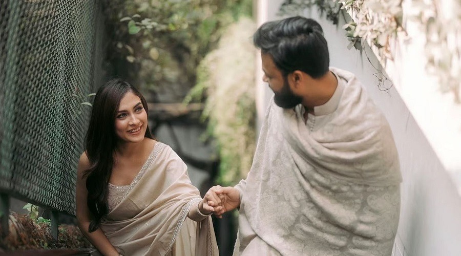 প্রথম বিবাহবার্ষিকী উপলক্ষে বিশেষ বার্তা দিলেন মেহজাবীন