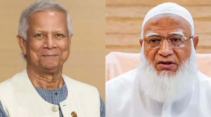 মর্যাদাপূর্ণ ফলাফল অর্জন করায় জামায়াত আমিরকে প্রধান উপদেষ্টার অভিনন্দন