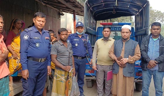 পাখি শিকার করায় নাগেশ্বরীতে যুবকের কারাদন্ড