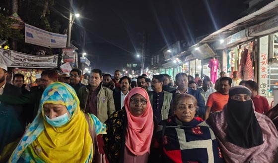 মেজর হাফিজ মন্ত্রীর দায়িত্ব পাওয়ায় আনন্দ মিছিল