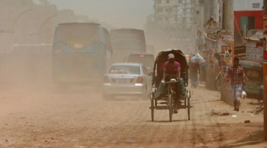 দূষিত বায়ুর তালিকায় আজ ঢাকার বাতাস ‘অস্বাস্থ্যকর’