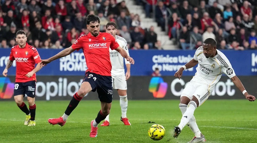 ওসাসুনার কাছে হোঁচট খেলো রিয়াল