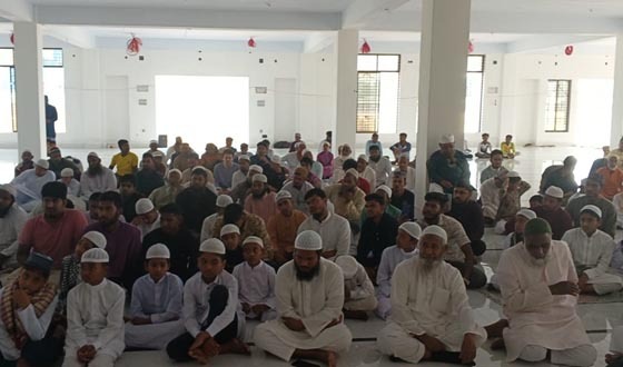বিরলে বায়তুল হামদ জামে মসজিদের উদ্বোধন