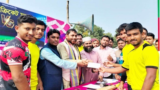 কালিগঞ্জে ক্রিকেট প্রতিযোগিতা