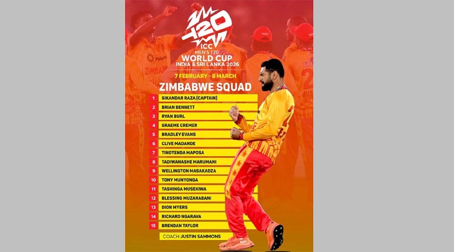রাজার নেতৃত্বে জিম্বাবুয়ের বিশ্বকাপ স্কোয়াড, ফিরলেন টেইলর ও ক্রেমার