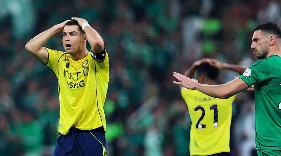 রোনালদোর নিষ্প্রভ রাত, আল আহলির কাছে হেরে সৌদি লিগে প্রথম ধাক্কা আল নাসরের