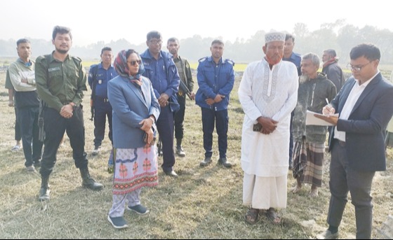 সেনবাগে দুইটি অবৈধ ইটভাটায় ভ্রাম্যমান আদালতের অভিযান