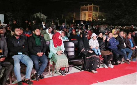 পোরশায় গণভোটের প্রচারনায় “ভোটের গাড়ি”