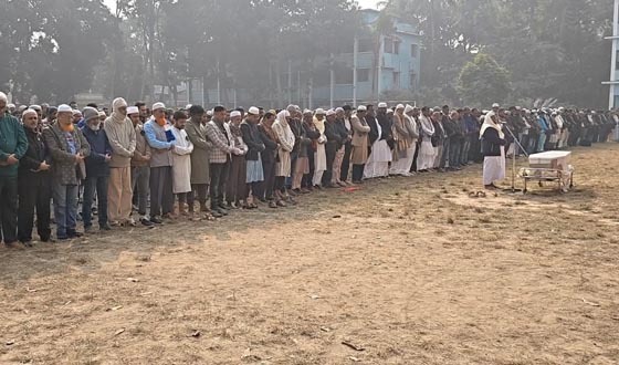 সেতু এনজিও নির্বাহী পরিচালকের দাফন সম্পন্ন