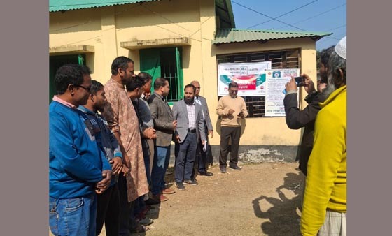 কলমাকান্দায় গণভোট হ্যা এর পক্ষে সমাজসেবার প্রচারণা