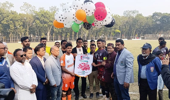 জামালপুরে ফুটবল টুর্নামেন্ট উদ্বোধন
