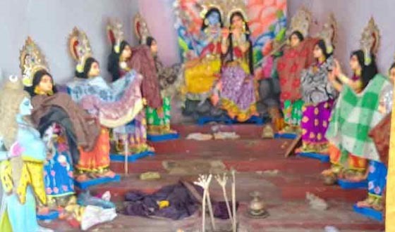 কালীগঞ্জে রাস মন্দিরে চুরি