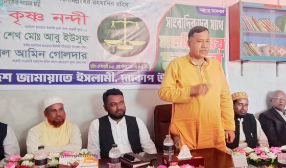 দাকোপে জামায়াত প্রার্থী কৃষ্ণ নন্দী