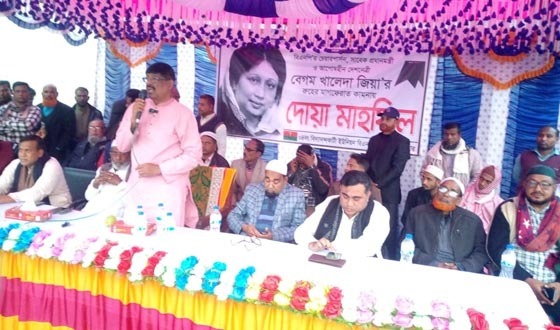 কেশবপুরে বেগম খালেদা জিয়ার রুহের মাগফিরাত কামনা  দোয়া