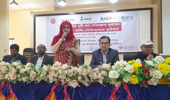 চিরিরবন্দরে অর্ধ-বার্ষিক, পুষ্টি কর্ম-পরিকল্পনা কর্মশালা