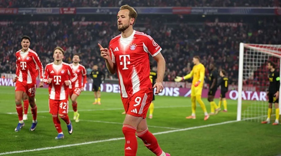 কেইনের জোড়া গোলে সহজ জয় পেলো বায়ার্ন