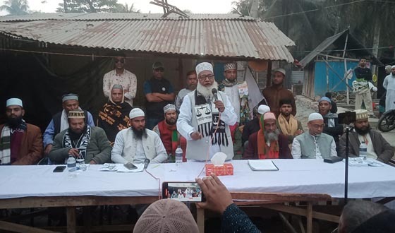 বাগেরহাট-১ আসনে জামায়াত প্রার্থীর নির্বাচনী জনসভা