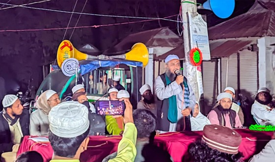 ‘হাত পাখা’র প্রার্থী ইব্রহীম খলিলের প্রচারণা শুরু