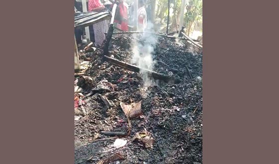 প্রবাসীর বসতঘর পুড়ে ছাঁই, আহত ৫জন