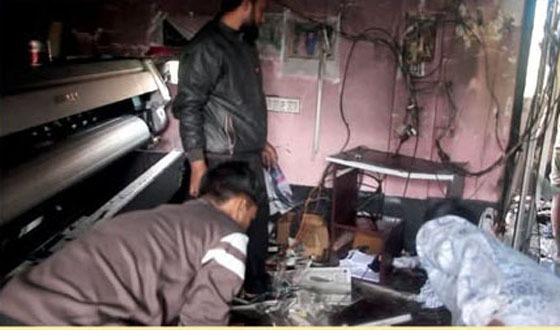 গাইবান্ধায় অগ্নিকাণ্ডে ৫টি প্রতিষ্ঠান ভস্মীভূত